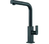 Franke Mythos - Grifo de fregadero FC 0442 con caño extraíble, negro mate 115.0550.442
