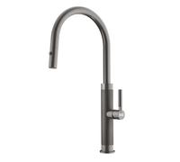 Franke Mythos Masterpiece - Grifo de fregadero FG 1554.503, con ducha extraíble, antracita 115.0711.555