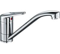 Franke Novara Plus, Modelo estándar, Cromo, Acero inoxidable, Grifo monomando, Autocerrado, Cartucho cerámico