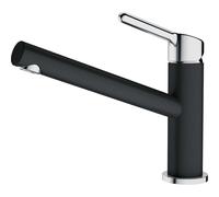 Franke Orbit - Grifo de fregadero FC 3054.071, cromo/ónix 115.0623.056