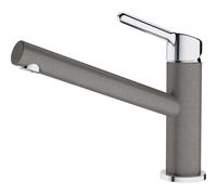Franke Orbit - Grifo de fregadero FC 3054.084, cromo/piedra gris 115.0623.140