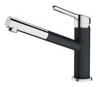 Franke Orbit grifo de cocina de pie cromo-negro 115.0623.057