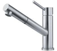 Franke Orbit - Grifo de fregadero FC 9461 con caño extraíble, acero inoxidable 115.0569.461