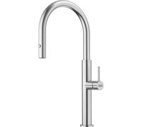 Franke Pescara - Grifo para fregadero FC 4169.501 con ducha extraíble, acero inoxidable 115.0741.694