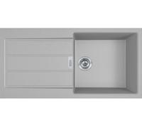 Franke Sirius 2.0 - Fregadero de tectonite S2D 611-100, 100x50 cm, gris 143.0651.011