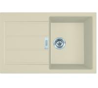 Franke Sirius 2.0 - Fregadero de tectonite S2D 611-78, 78x50 cm, beige 143.0670.896