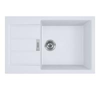 Franke Sirius 2.0 - Fregadero de tectonite S2D 611-78 XL, 78x50 cm, blanco 143.0617.615