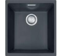Franke Sirius - Fregadero de tectonite SID 110-34, 37x44 cm, negro 125.0363.785