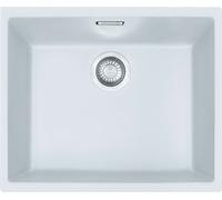 Franke Sirius - Fregadero de tectonite SID 110-50, 53x44 cm, blanco 125.0363.788