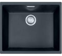 Franke Sirius - Fregadero de tectonite SID 110-50, 53x44 cm, negro 125.0363.789