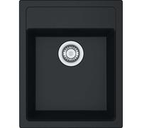 Franke Sirius - Fregadero de tectonite SID 610-40, 43x53 cm, negro 114.0503.041