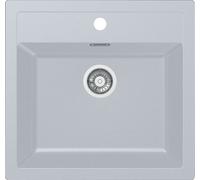 Franke Sirius - Fregadero de tectonite SID 610, 56x53 cm, blanco 114.0284.165