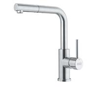 Franke Smart Glenda - Grifo de fregaderoFC 6986.501, con salida extraíble, acero inoxidable 115.0706.986