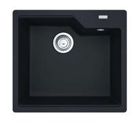 Franke Urban - Fregadero de fragranite UBG 610-56, 56x50 cm, negro mate 114.0700.066