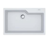 Franke Urban - Fregadero de fragranite UBG 610-78, 78x50 cm, blanco hielo 114.0700.091