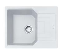 Franke Urban - Fregadero de fragranite UBG 611-62, 62x50 cm, blanco hielo 114.0700.095