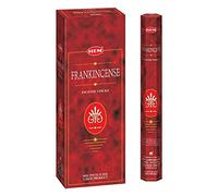 Frankincense - Box of Six 20 Sticks Tubes, 120 Sticks Total - HEM Incense From India by Hem