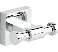 Franklin Brass Maxted MAX35-PC - Ganchos para toallas (1 unidad), cromados pulidos, para montar en la pared, para batas y toallas, 2 puntas, para toallas de mano