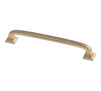 Franklin Brass P29614K-CZ-B - Manija para cajón de gabinete Lombard de 128 mm, dorado, paquete de 5