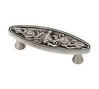 Franklin Brass PBF663-BSP-C1 - Tirador para cajón de cocina o muebles, ovalado, 7,62 cm, peltre satinado cepillado, PBF663-BSP-C1