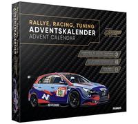 FRANZIS 67192 - Calendario de Adviento Rallye, Racing, Tuning, Powered by Grip, modelo de un vehículo de carreras a escala 1:43