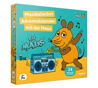 FRANZIS 67270 - Calendario de Adviento musical con el ratón, 24 intentos para el adviento en torno al tema de los sonidos y la música, para niños a partir de 7 años
