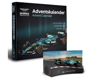 FRANZIS Aston Martin Racing F1 67325 - Calendario de Adviento 2026 (escala 1:43, incluye módulo de sonido y libro de 52 páginas)