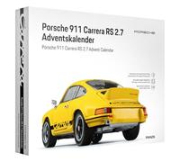 FRANZIS Calendario de Adviento Porsche 911 Carrera RS 2.7 67273 a escala 1:24, incluye base de sonido y libro de 52 páginas