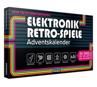 FRANZIS Elektronik Retro Spiele Adventskalender 2020 | 24 Spiele der 70er und 80er zum Selberbauen ohne Löten | Jeden Tag ein neuer Bastelspaß | Ab 14 Jahren