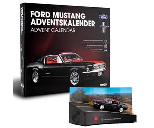 FRANZIS Ford Mustang 67965 - Calendario de Adviento Fastback (escala 1:43, incluye módulo de sonido y libro de 52 páginas)