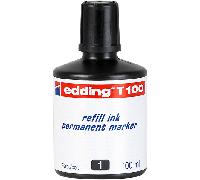 FRASCO TINTA PARA RELLENAR 100ML NEGRO EDDING T100-01