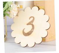 FRCOLOR 12 Tarjetas Mensuales para Bebés Beige de Plástico Diseño Creativo y Adorable para Fotografía de Meses y Recuerdo de Cumpleaños en Baby Shower