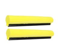 FRCOLOR 2 Cabezales de Repuesto para Mopa de Esponja Amarilla Rodillo, Accesorios de Plástico para Limpieza de Suelos de Baldosas y Madera, Paquete de 2 Unidades