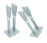 FRCOLOR 2 Piezas Soporte para Guantes de Cocina Multifuncional Desmontable con Escurridor para Encimera y Organizador para Paños para Cocina