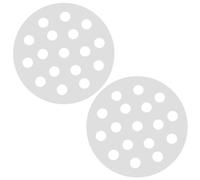 FRCOLOR 2 separadores de carbón redondos de hierro, placa de carbón de 6 | Rejillas para parrilla de brasero, diseño de placa redonda, fácil instalación, perfectas para braseros, accesorio versátil