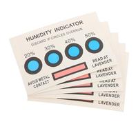 FRCOLOR 20piezas Unidades Tarjetas Indicador Humedad con Cambio Color Instantáneo Tiras Medidoras Humedad Reutilizables Pcb Hogar Oficina Almacenes y Laboratorios