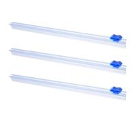 FRCOLOR 3 Piezas Cortador Deslizante para Film Transparente con Cuchilla Afilada y Diseño Insertable para Uso Doméstico Cocina y Almacenamiento