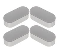 FRCOLOR 4 Piezas Kit de Repuesto para Inodoro Parachoques del Asiento