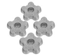 FRCOLOR 4Piezas Reemplazo De La Rueda De Control Para Válvula De Gas Volante Hexagonal De Aleación De Aluminio Para Cilindro