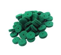 FRCOLOR 90 Piezas de Arandelas de Piano de Fieltro Verde Redondas para Reparación y Mejora del Sonido Material Sintético y Punzones, Accesorio para Teclado de Piano
