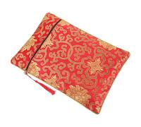 FRCOLOR Bolsa De Mercancías De Estilo Étnico Bolsa Para Escrituras De Bordado Para Guardar Joyas Para Libros De Escrituras Contenedores Para Artículos Diversos