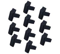 FRCOLOR Botones de Plástico Repuestos Aplicables para Escalera Simple para Escalera Telescópica Negra, Resistentes al Calor y Baja Temperatura Paquete de 10 Unidades