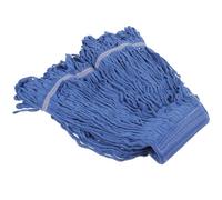 FRCOLOR Cabezal de Repuesto para Fregona Industrial Azul, Resistente al Desgaste Hilo de Algodón y Poliéster, Recarga Fácil para Limpieza de Pisos