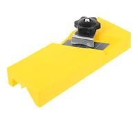 FRCOLOR Cepilladora Manual Color Amarillo de Abs Portátil y Compacta Herramienta para Trabajar la Madera Recorte de Cantos y Plano de Chaflán para Carpintería