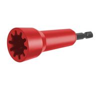 FRCOLOR Herramienta para Torsión de Alambre Conector Rápido, Material Plástico y Acero, Color Rojo, Ahorro Electricistas
