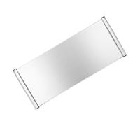 FRCOLOR Letrero Uso Diseño Puerta de Aleación de Aluminio Plata de Curvo y Versátil Minimalista y Elegante para Salas de Reuniones y Zonas de Advertencia