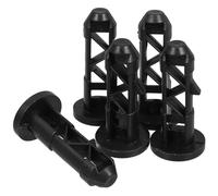 FRCOLOR Pasadores de Plástico para Cubos de Basura de 240l, Conexión Segura y Compatible, Pack de 5 Piezas para Uso Exterior en Papeleras Negras