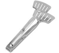 FRCOLOR Pinzas para Cocinar Pescado de Acero Inoxidable 304 Mango Cómodo y Fácil Liberación de Alimentos para Barbacoa y Parrilla en Color Plata