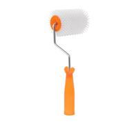 FRCOLOR Rodillo Autonivelante de Plástico Antiespumante para Pintura de Pisos Epóxicos, Elimina Burbujas Larga Duración, Herramienta Profesional para Construcción