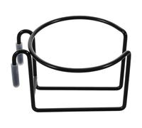 FRCOLOR Soporte colgante para taza y mug en carrito de compras de hierro negro con diseño antideslizante, estable y conveniente Reutilizable